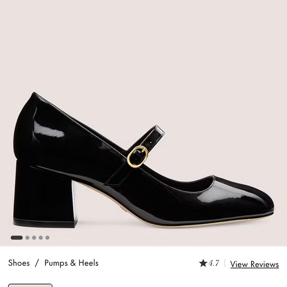 Stuart Weitzman Mary Jane Black Heels